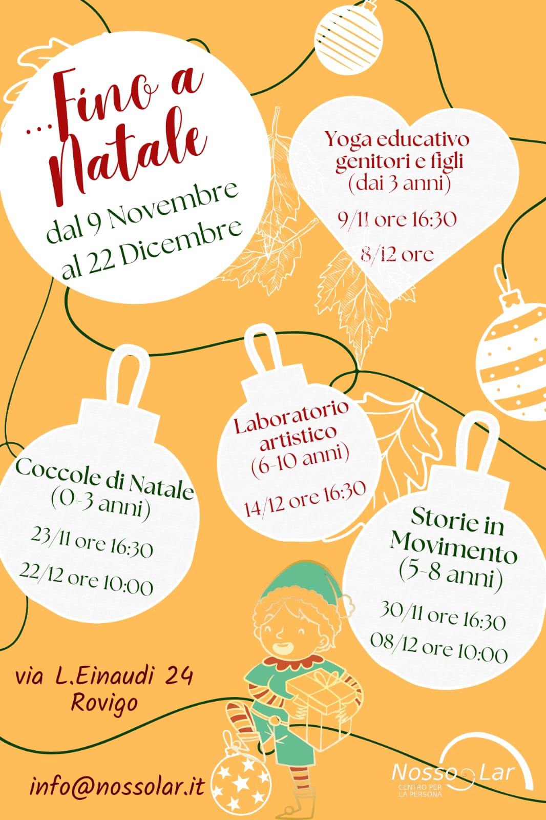 Eventi Nossolar Dicembre